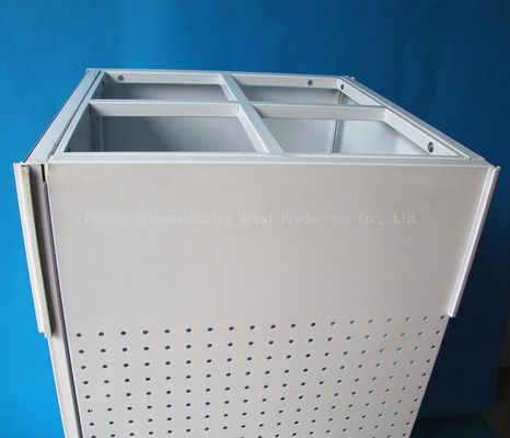 540 मिमी लंबाई 1440 मिमी ऊंचाई घूर्णन डिस्प्ले रैक, घूर्णन पेगबोर्ड डिस्प्ले चार तरफा