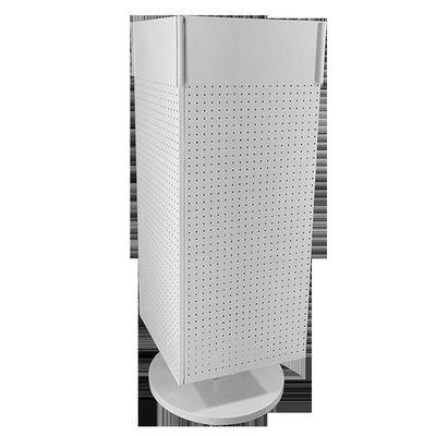 H1440mm W540mm Pegboard प्रदर्शन रैक, काउंटरटॉप Pegboard स्पिनर रैक चार तरफा