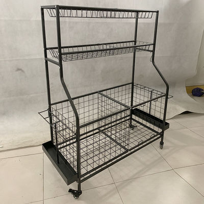 खेल की दुकानों के लिए 915 मिमी लंबाई 420 मिमी चौड़ाई गैराज स्पोर्ट्स बॉल आयोजक
