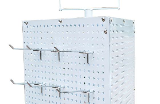 42 मिमी चौड़ाई 165 मिमी ऊँचाई आभूषण Pegboard प्रदर्शन रोअरिंग