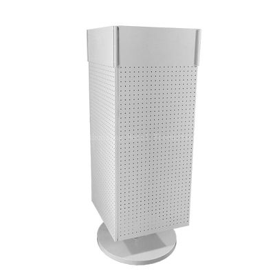 540 मिमी लंबाई 1440 मिमी ऊंचाई घूर्णन डिस्प्ले रैक, घूर्णन पेगबोर्ड डिस्प्ले चार तरफा