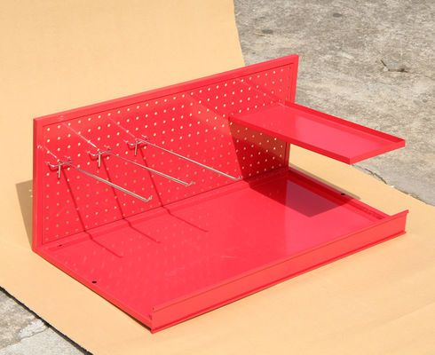 पावर कोटिंग HongChuang TUV अनुमोदन Pegboard प्रदर्शन रैक मिनी आकार
