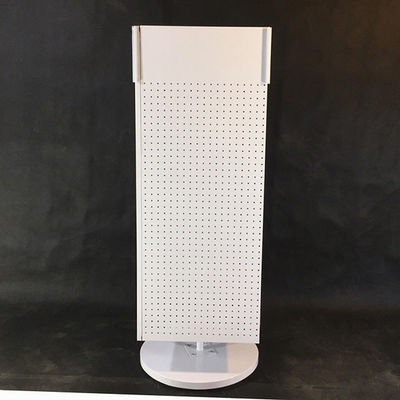 H1440mm W540mm Pegboard प्रदर्शन रैक, काउंटरटॉप Pegboard स्पिनर रैक चार तरफा