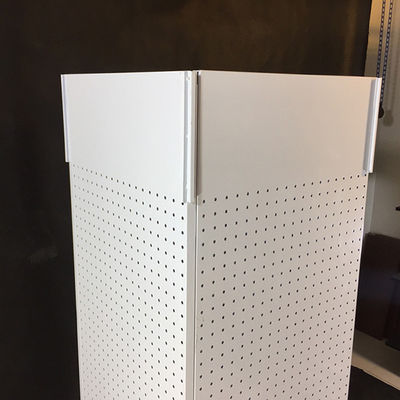 H1440mm W540mm Pegboard प्रदर्शन रैक, काउंटरटॉप Pegboard स्पिनर रैक चार तरफा