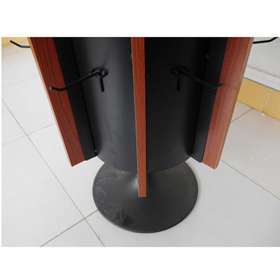 W350mm L350mm घूर्णन प्रदर्शन रैक, कॉमिक कार्ड के लिए खुदरा प्रदर्शन घूर्णन