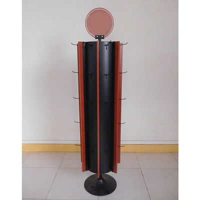 W350mm L350mm घूर्णन प्रदर्शन रैक, कॉमिक कार्ड के लिए खुदरा प्रदर्शन घूर्णन