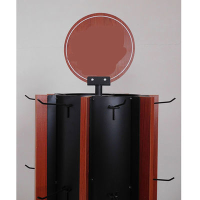 W350mm L350mm घूर्णन प्रदर्शन रैक, कॉमिक कार्ड के लिए खुदरा प्रदर्शन घूर्णन